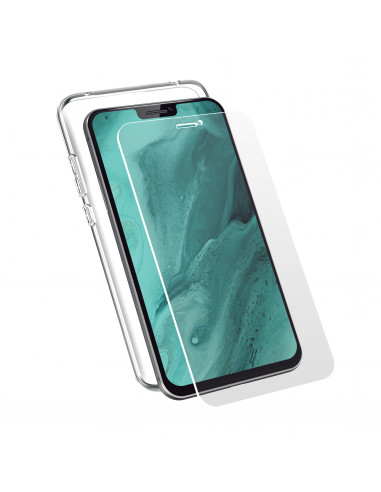 myway funda compatible con Samsung Galaxy A53 5G + protector pantalla vidrio templado plano