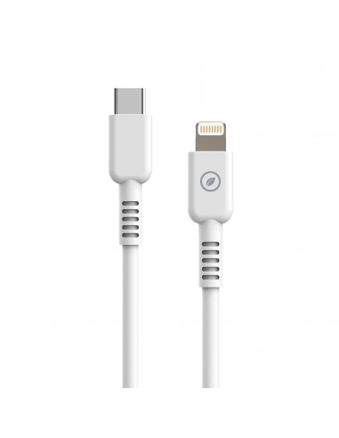 muvit for change cable Tipo C a Lightning MFI 3A/27W 1,2m blanco
