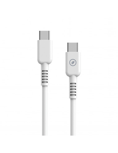 muvit for change cable Tipo C a Tipo C 3A/60W 1.2m blanco