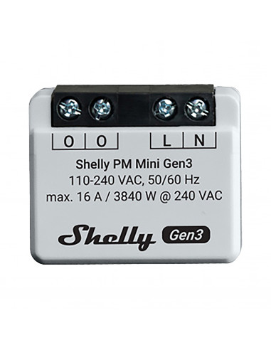Shelly Módulo switch Mini PM Gen3