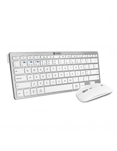 Subblim teclado combo multidispositivo compacto Plata PT