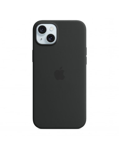 Apple carcasa silicona compatible con Apple iPhone 15 Plus negra