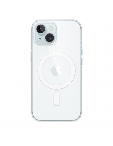 Apple carcasa clear compatible con Apple iPhone 15 transparente