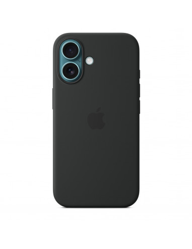 Apple carcasa silicona compatible con Apple iPhone 16 negra