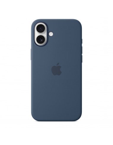 Apple carcasa silicona compatible con Apple iPhone 16 Plus azul denim