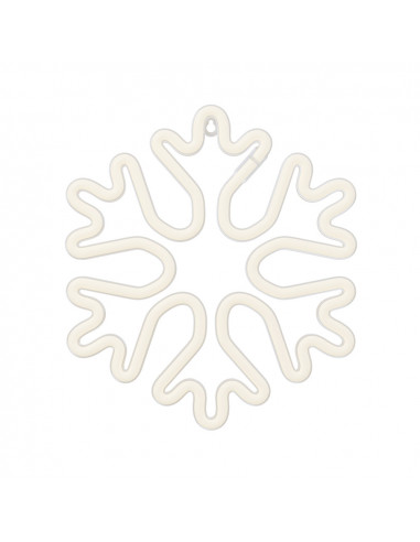 Forever Neon Led Christmas SnowFlake White FLNE20