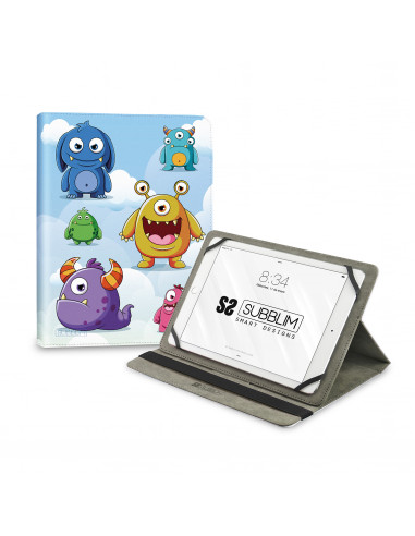 Subblim Trendy Monsters funda tablet universal de 9,6" a 11"