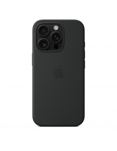 Apple carcasa silicona compatible con Apple iPhone 16 Pro negra