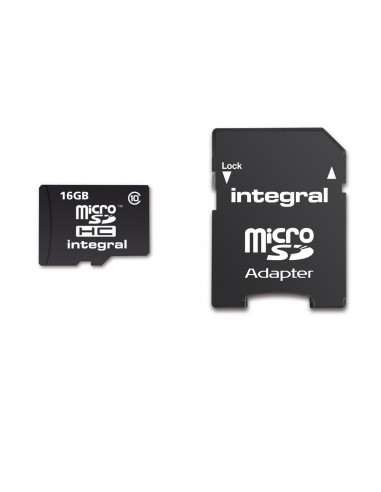 Integral Memory tarjeta memoria microSD HC 16GB clase 10