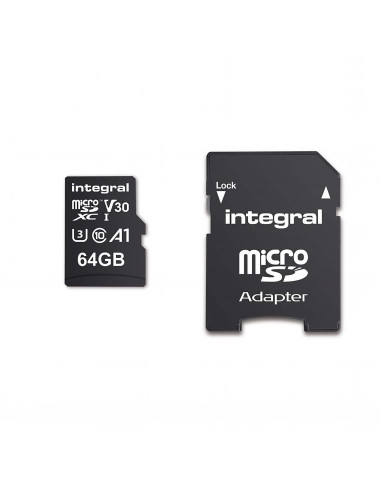 Integral Memory tarjeta memoria microSD HC/XC 64GB clase 10(V30)