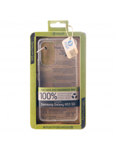 muvit for change funda recycletek compatible con Samsung Galaxy A53 5Gtransparente