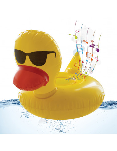 muvit life altavoz Bluetooth flotante pato amarillo