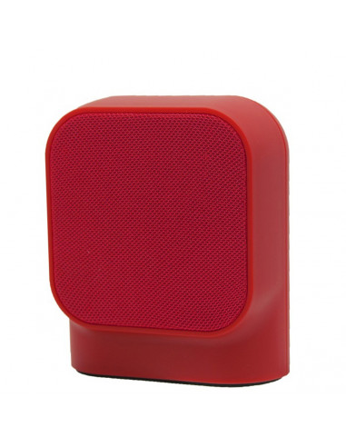 muvit SD1 altavoz Bluetooth 3W tela rojo