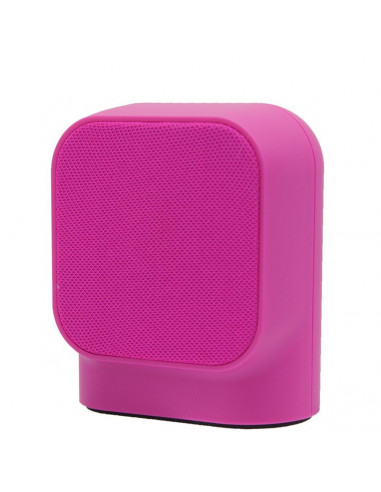 muvit SD1 altavoz Bluetooth 3W tela rosa