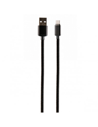 muvit cable USB-Tipo C 2A conector magnético 1,2m negro