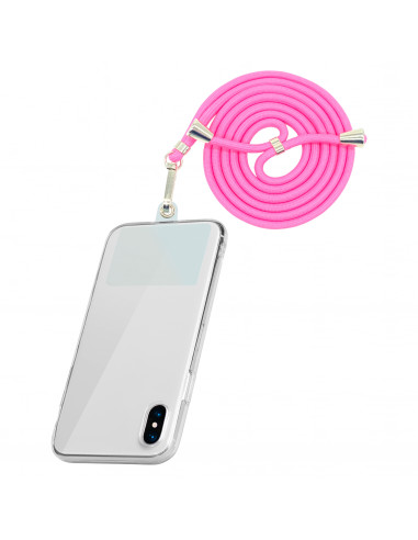 myway colgante universal para fundas cordón rosa