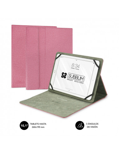 Subblim Clever funda universal Tablet de 9,6" a 11" rosa
