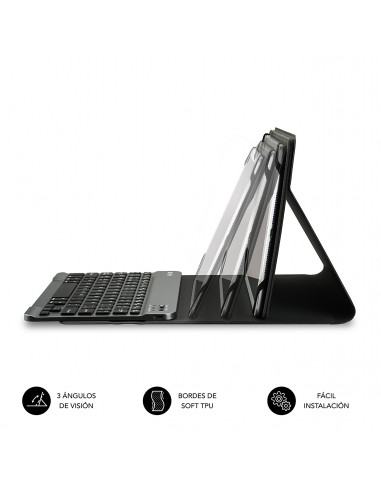 Subblim Keytab Pro Bluetooth funda tablet con teclado de 9,6" a 11" negra