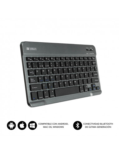 Subblim Smart Backlit teclado Bluetooth gris
