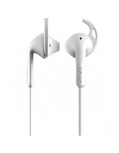 DeFunc +  SPORT auriculares con cable jack 3,5 mm blancos