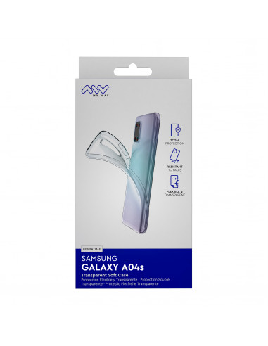 myway funda compatible con Samsung Galaxy A04s transparente