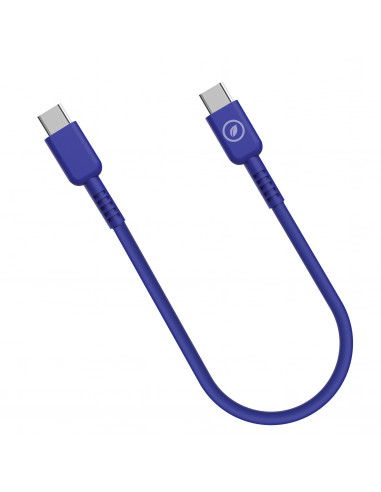 muvit for change cable Tipo C a Tipo C 3A/60W 0.2m azul