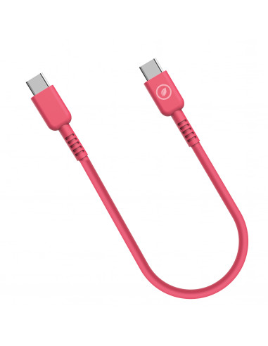 muvit for change cable Tipo C a Tipo C 3A/60W 0.2m magenta