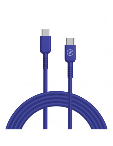 muvit for change cable Tipo C a Tipo C 3A/60W 1.2m azul